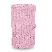 Virvė medvilninė pasukta pudra 4mm